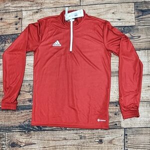 Adidas Mens 1/4 Zip Long Sleeve Knit Aeroready Shirt Sweater Men's Small NWT